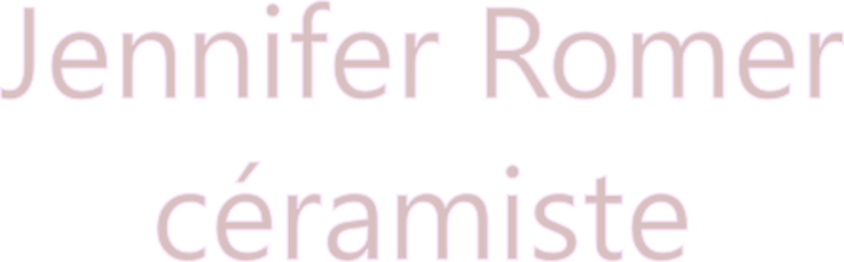 Jennifer Romer céramiste logo