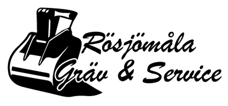 Rösjömåla Gräv och Service logo