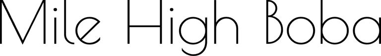 Mile High Boba logo