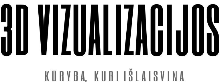 3D VIZUALIZACIJOS logo