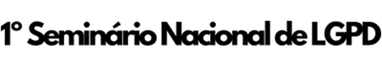 I Seminário Nacional de LGPD logo