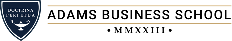 Adams Business School logo