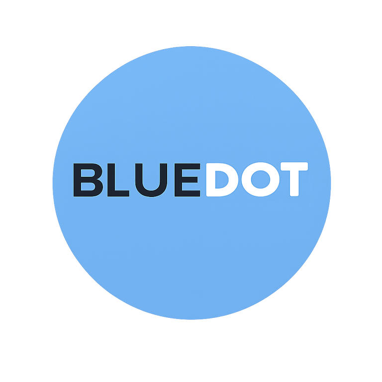 BLUEDOTELD logo