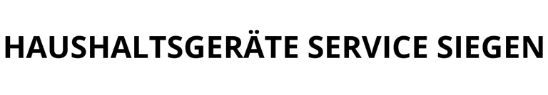 Haushaltsgeräte Service Siegen logo