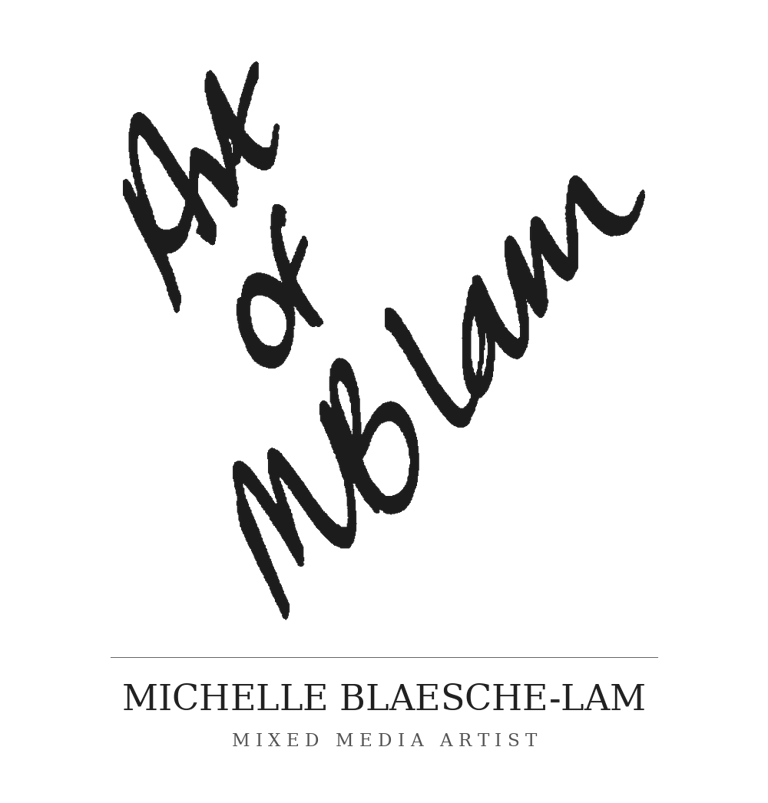 Art of MBLam, Michelle Blaesche-Lam, MBLArt  logo