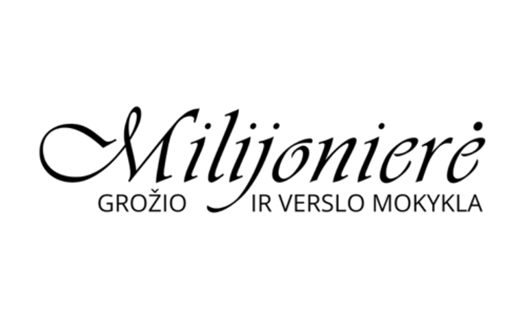 Milijonierė logo