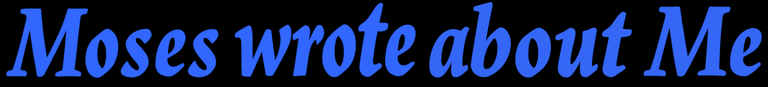 Moses wrote about Me logo