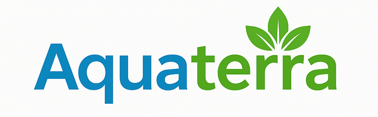 Aquaterra pool and tree services logo
