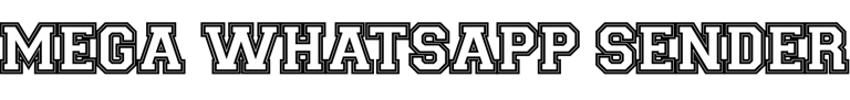 mega whatsapp sender logo