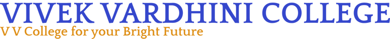 Vivek Vardhini College logo