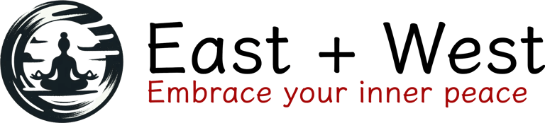 East West wellness, spiritual, metaphysical, financial coaching logo