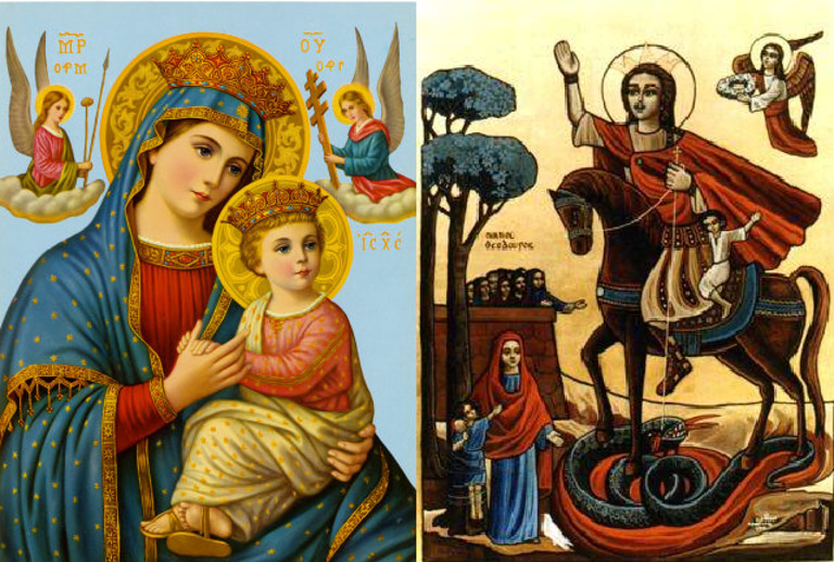 St Mary and St Theodore of Shotep Coptic Orthodox Church in East Sussex UK logo