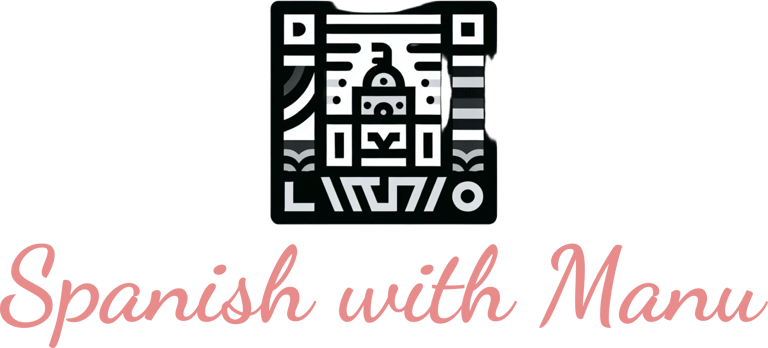 Spanish with Manu logo