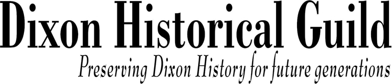 Dixon Historical Guild founded by Hayward Melville and Pliney logo