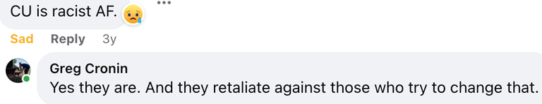 Racism at the University of Colorado logo