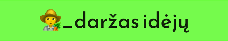 Daržas idėjų – Kūrybingumo mokymai įmonių darbuotojams logo