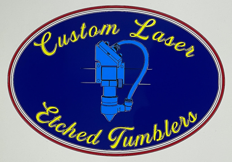 Custom Laser Engraved Tumblers logo
