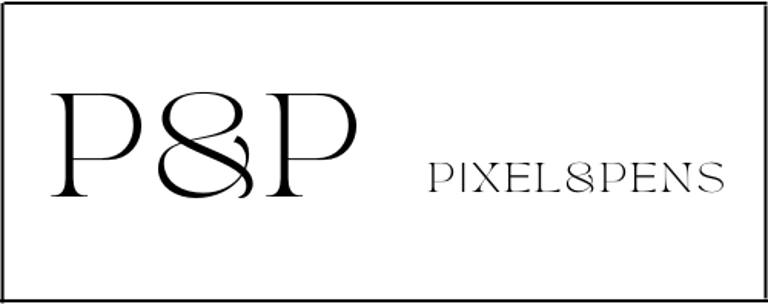 Pixel and Pens logo