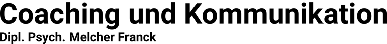 Coaching und Kommunikation Melcher Franck logo