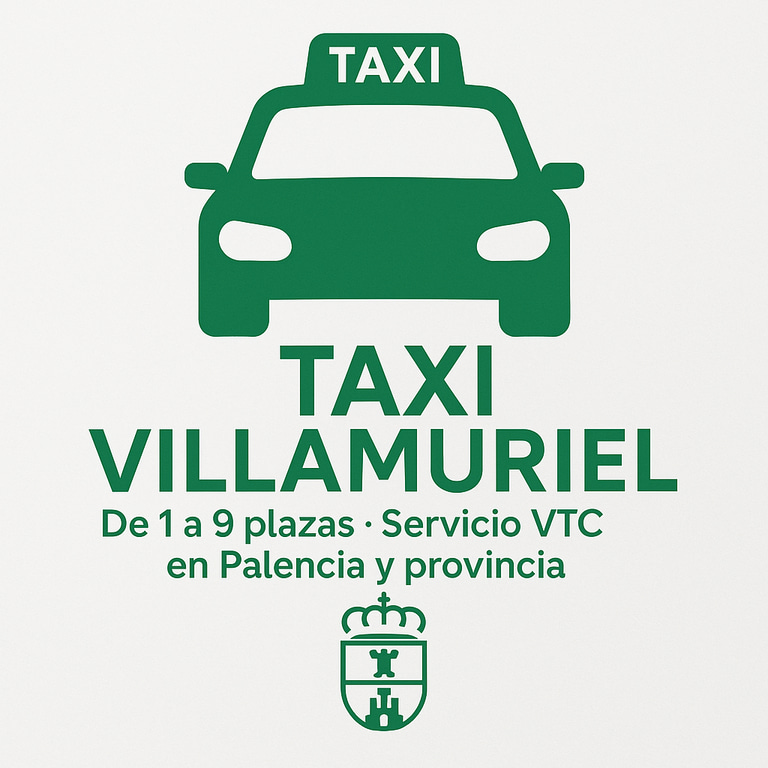 servicio de taxis y vtc  en Villamuriel de Cerrato y Palencia logo