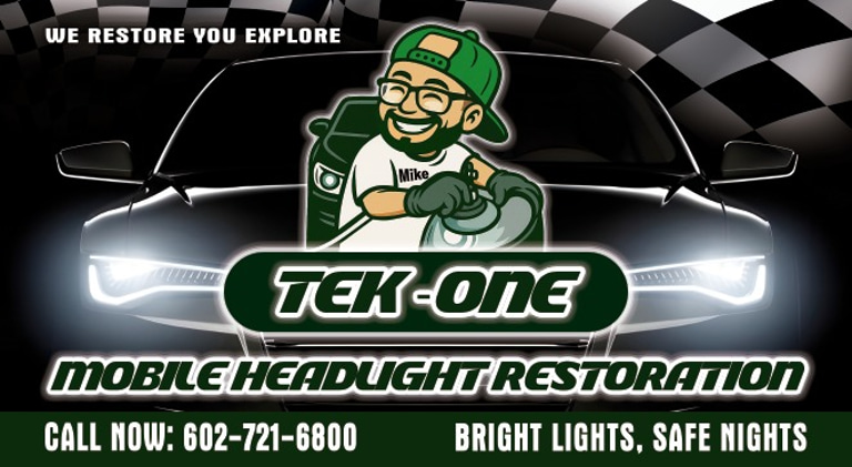 Tek-one headlight restoration logo