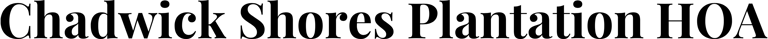 Chadwick Shores HOA logo