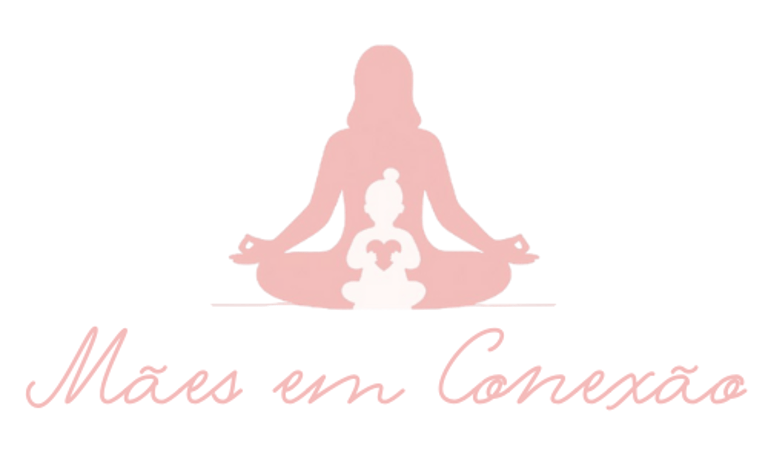 Mães em conexão logo