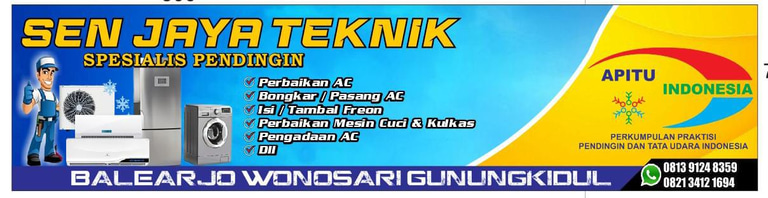 Service AC Kulkas Mesin Cuci Chiller Di Wonosari Dan Sekitarnya logo