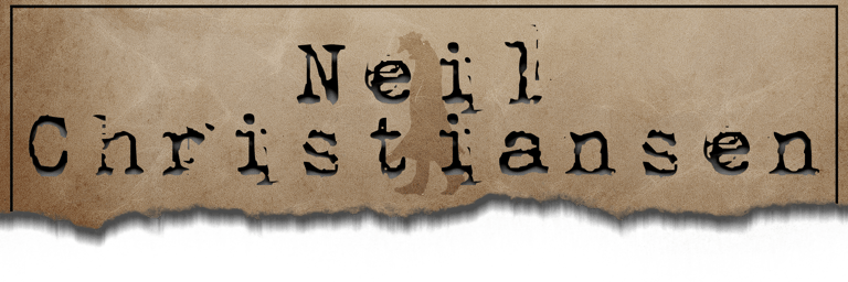 Author Neil Christiansen, Author, Writer, Novel, Thriller, Dark White, Noir, Mystery logo
