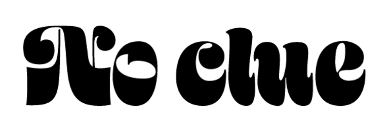 Bijoux upcyclés No clue logo