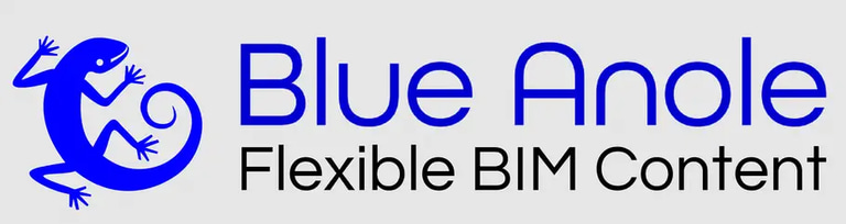 Blue Anole logo
