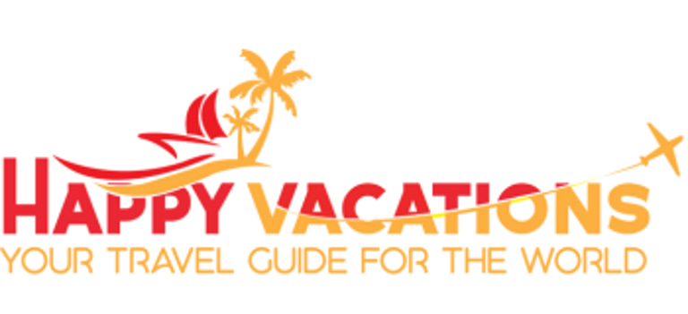 happy vacation logo
