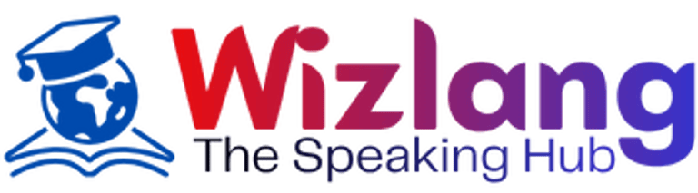 Wizlang: The Speaking Hub logo