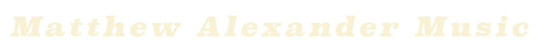 Matthew Alexander Music Lessons logo