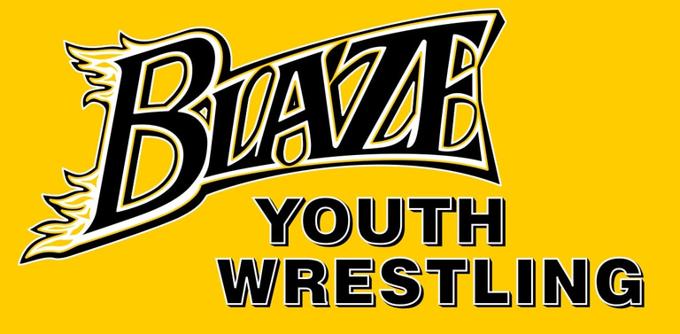 Burnsville Blaze Youth Wrestling logo