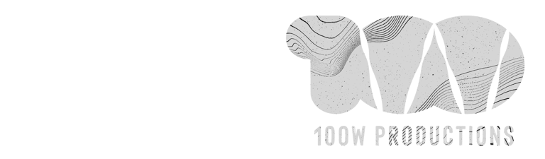 100W PRODUCTIONS logo