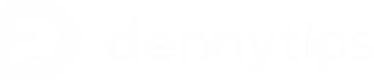 Įmonės pavadinimas DennyPay, sprendimas pavadinimas DennyTips logo