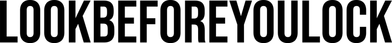 Look Before You Lock logo