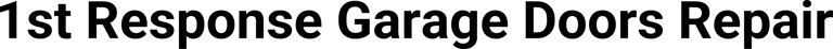 1st Response Garage Doors logo