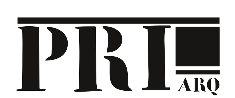 P.R.I y arquitectura logo