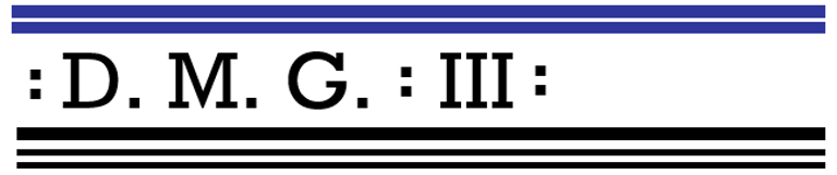 D.M.G. III logo