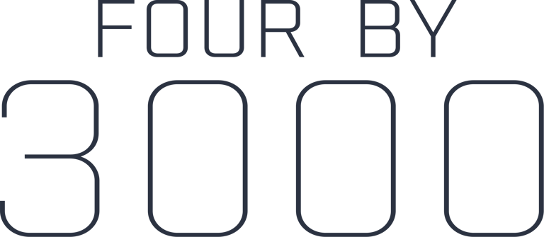 Four by 3000 logo