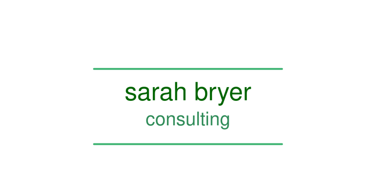 Sarah Bryer Consulting logo