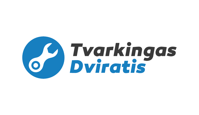 Tvarkingas dviratis logo