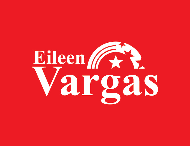 Eileen Vargas for county commissioner logo