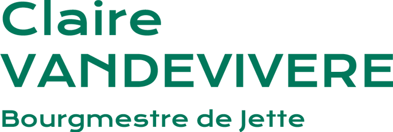 Claire Vandevivere - Bourgmestre de Jette logo