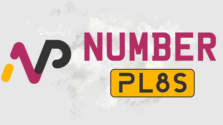 Number PL8S logo