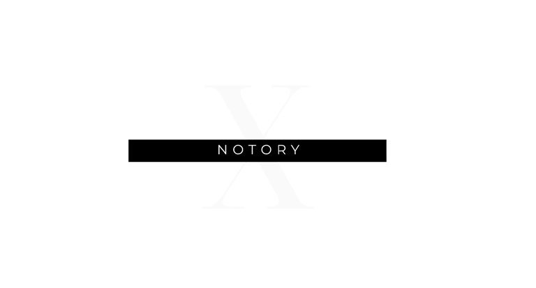 NotoryX logo