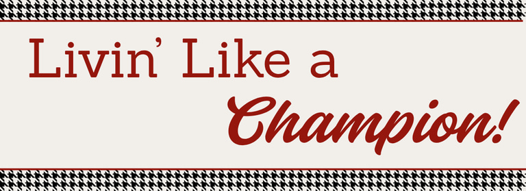 Livin' Like a Champion! logo