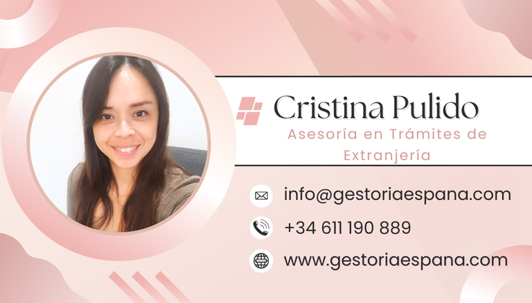 Cristina Pulido Asesora en trámites de Extranjería logo